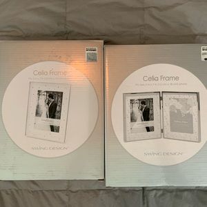 Celia Silver & Rhinestone Picture Frames